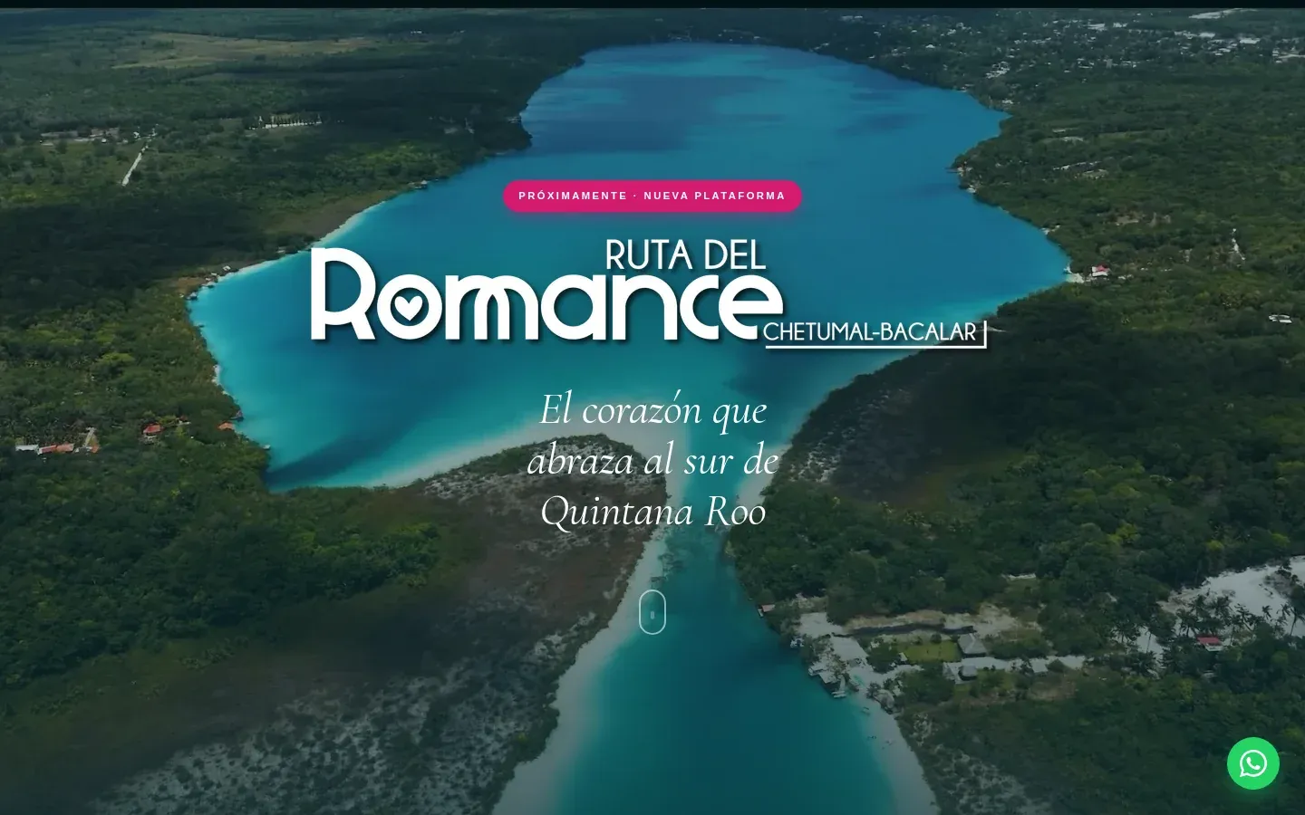 Portada del sitio de Ruta del Romance